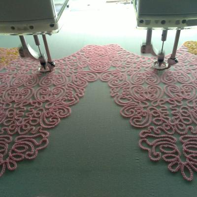 China Factory 4 needles 30 heads chenille embroidery machine sheer warp stich embroidery machine for sale