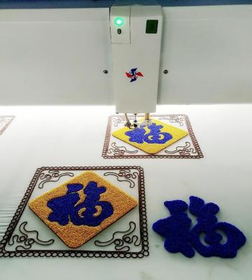 China Factory 6 Needles 15 Heads Chenille Embroidery Machine High Speed Chenille Embroidery Machine Chain Stitch Embroidery Machine for sale