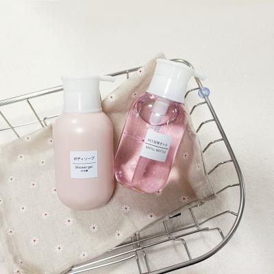 China Cosmetic Thickened Plastic Lotion Bottles, Empty Shampoo Lotion Body Wash PET Bottle Press Pump Packaging for sale