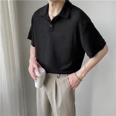 China Anti-Wrinkle Mens Regular Fit Golf Polo Shirt Custom Factory Quick Dry T-Shirts for sale