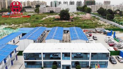 Chine Faciles de luxe modernes imperméables assemblent 2 maisons de récipient d'expédition de paquet plat d'histoire à vendre