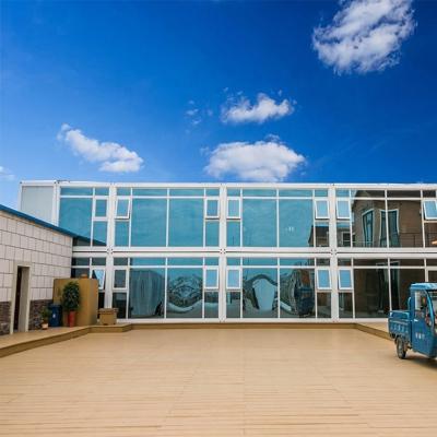 Chine Conteneur préfabriqué de maisons de conception de style d'acier contemporain de lumière à vendre