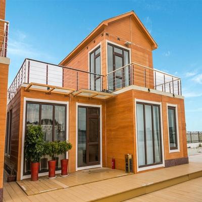 Chine Maisons préfabriquées abordables de guérite de villa de conteneur de panneau