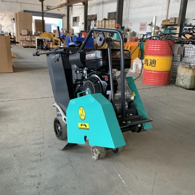 China Construction Q500M Blade 500Mm Depth 13Hp Road Construction Asphalt Floor Concrete Saw Machine Concrete Cutter With Honda Gx390 for sale