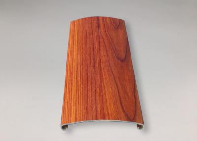 Chine Profils en aluminium de porte de grain en bois de haute performance, extrusions en aluminium de porte à vendre
