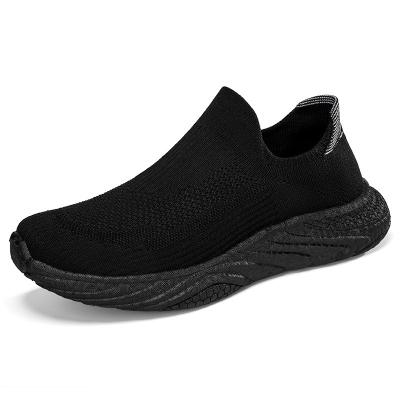 China Fashion Trend Ultralight soft light weight knit upper men women's shock jogging walking sock loafers shoes for man woman for sale