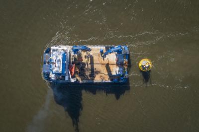 China Offshore Wind Measurement Buoy Dual LiDAR FLS for sale