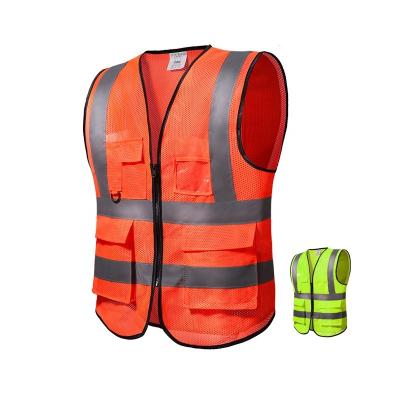 China High Quality High Visibility Road Racing High Visibility Safety Reflective Vest With Custom Logo for sale