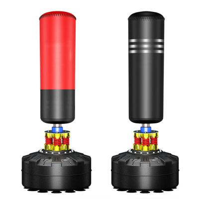 China Custom Power Speed Exercise Free Standing Logo Speed Kick Boxing Heavy Spinning Punch Bag for sale