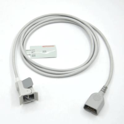 China Manufacturer Monitor Accessories Pediatric Finger Compatible Nihon kohden 9pin Reusable SpO2 Sensor for sale