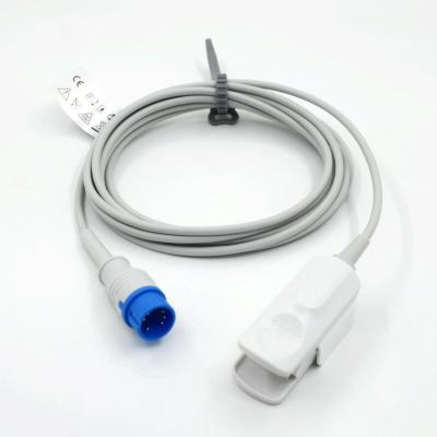 China Compatibele Zoncare Volwassen Clip Herbruikbare Spo2 Sensor Te koop