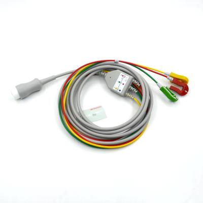 China Compatible Philips 12 Pin to 3 Lead direct connect ECG Cable for sale