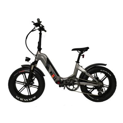 China Fat Folding Electric E-Bike Aluminum Alloy Bike Tire 20 Inch Lithium Battery 48V 500W 7 Speed for sale