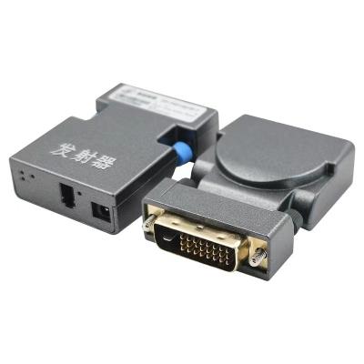 Cina NUFIBER SM 1xLC Extender ottico DVI 1000m Bassa RFI Bassa EMI Approvato FCC Extender DVI a Fibra Ottica in vendita