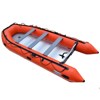 China PVC 8 people folding hypalon military patrol inflatable boat for sale for sale