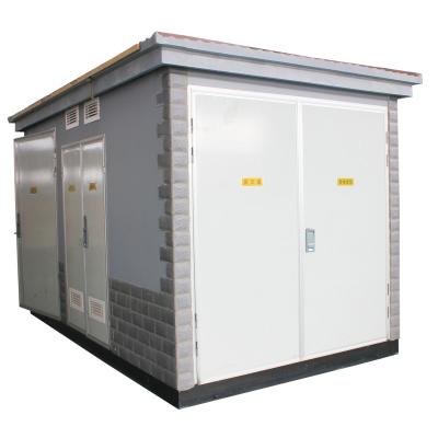 China Winding Copper Plant Power Distribution Transformer House Box Shaped Substation for sale