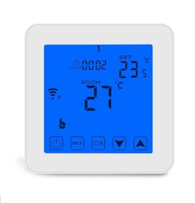 China 5A/250V Air Conditioner Temperature Controller Digital Thermostat WiFi LCD Touch Screen Remote Temperature Controller (WW); 16A/250V (US) for sale