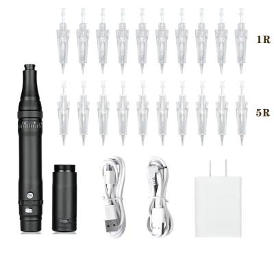 China Newest Black Machine For Pmu Micropigmentation Microblade Machine Wireless Tattoo Machine Permanent Makeup for sale