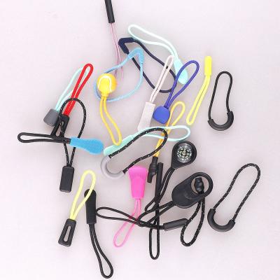 China Rubber Design Logo Black Zipper Puller Custom Made Fancy Wholesale Nickel Free for sale