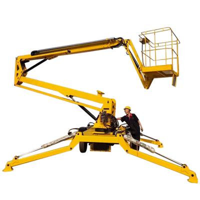 China Hotels Telescopic Arm Bend-Arm Aerial Work Self-Propelled Rotary Lifting Electric Platform for sale