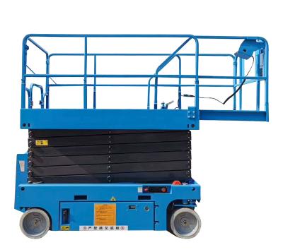 China Electric Hydraulic Mobile Scissor Lift Platform Hotels Aircraft Diversion Electric Hydraulic Scissor Lift/Outdoor Crawler Rough Terrain Platform Scissor Lift for sale