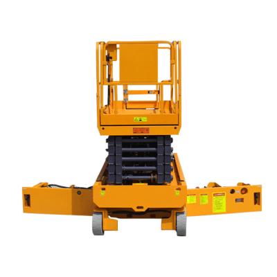 China Hotels Manufacture Movable Stairs 6m 8m Professional Hydraulic Scissor Lift Platform Aerial Work Platform for sale