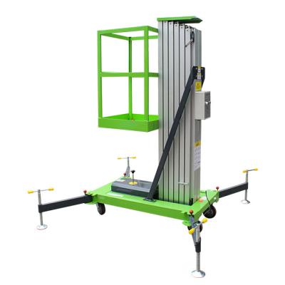 China Hotels 6m 8m 10m 12m Hydraulic / Aluminum Mobile Lift / Aerial Work Platform / Fixed Lifting Platform for sale