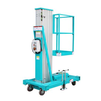 China Portable Hydraulic Lift Platform Hotels Movable Aluminum Alloy Lift Indoor Lift Aerial Work Platform for sale