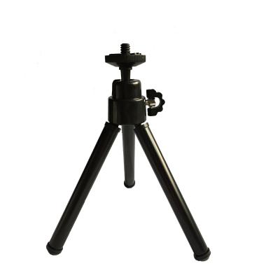 China Desktop Telescopic Selfie Mini TikTok Spot Holder Metal Two Segments Mobile Phone Tripod Universal Telescope Holder for sale