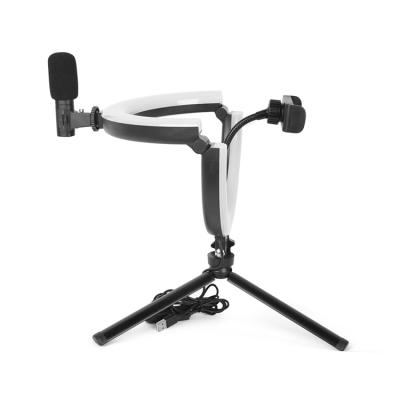 China Adjustable color tempurate 18khz Selfie Photographic Lighting 20hz Price Led Ring Flash Light Tripod Ring Ligjt CE 13w FCC Conference for sale