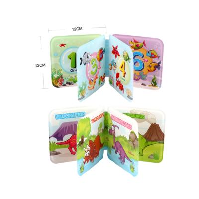 China Wholesale Early Educational Bath Book Toys Waterproof Baby Bath Book With BB Sound 20*27*2.5cm for sale