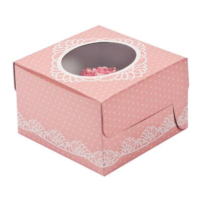 China Factory low price recyclable cake packaging cardboard birthday cake box cake carton for sale