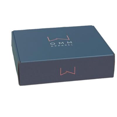 China Newest Design Recyclable Good Quality Cardboard Clothing Packaging Gift Packaging Paper Boxes for sale