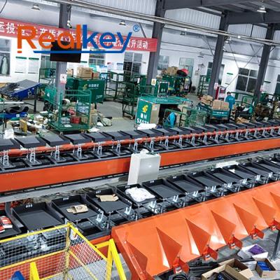 China Simple Maintenance Tilt Tray Sorters Rapid Deployment Scalability High Accuracy for sale
