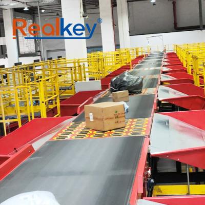 China Quick Response Time Speed Automated Parcel Sorting System 6000p/H for sale