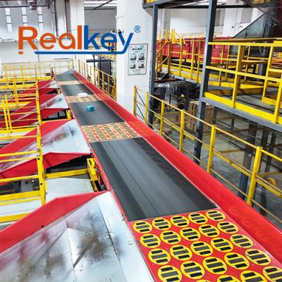 China E-Commerce Warehouses Swivel Wheel Sorter With Comprehensive Technical Support for sale