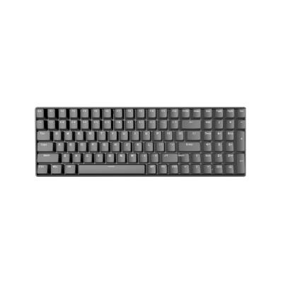China OEM Factory Price 22 Different Modes Metal Panel Backlit N-Key Rollover 87Keys Mechanical Wired Mechanical Gaming Keyboard for sale
