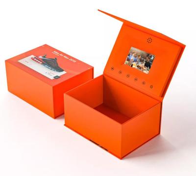 China Jewelry Presentation Digital Greeting Lcd Display Gift IPS Screen 7 Inch Video Card Box for sale