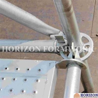 China Mergulho quente galvanizado resistente de mergulho quente do sistema do andaime do fechamento da cunha galvanizado à venda