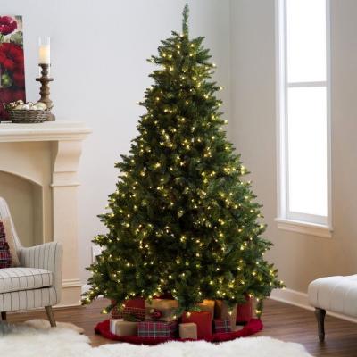China Christamas Home Decoration Hot Sale Home Decor Snowflake Indoor Outdoor Artificial Flocking Assembled Christmas Tree for sale