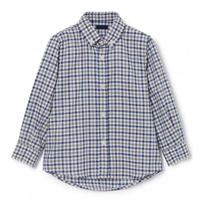 China Breathable Kids Bangladesh Customized Best Classic Clothing Price Grid Wholesale Boys Shirts for sale