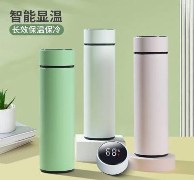 China PORTABLE Wholesale 304 Stainless Steel Smart Thermos Cup Display Temperature Simple Appearance Business Cup for sale