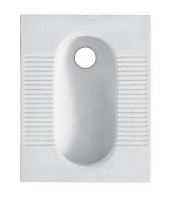China Factory supply JH-767 direct cheap siphonic china squat damper toilet ceramic without WC pan for sale