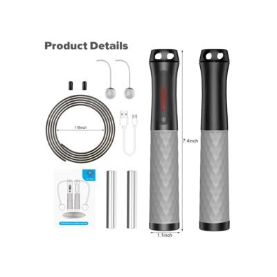 China Digital Counting Manufacturer China Supply Speed Professional Wireless Skipping Rope Cordless Skipping for sale