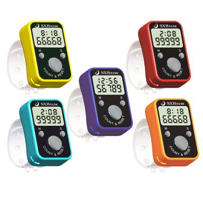 China High Quality Electronic Finger Ring Tally Counter Hand Held 1016 5 Digit LED Digital Golf for sale