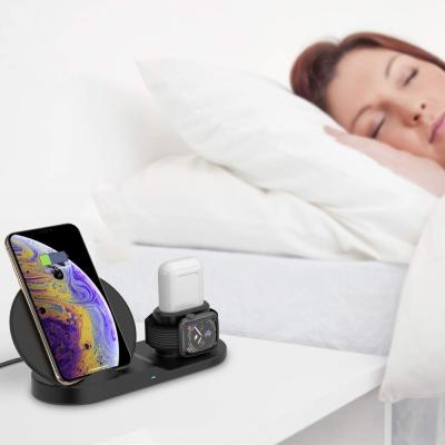 China High Speed 3 in 1 Induction Qi Wireless Charger Fast Charging Stand for iPhone 12Pro MAX/11/Xs Samsung for Apple Watch Pro Airpods Charger for sale