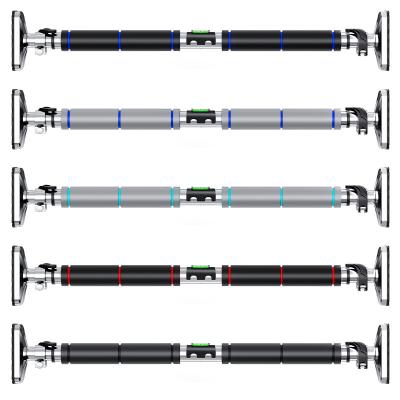 China Universal Pull Up Bar Door Pull Up Rod Metal Foot Plate Exercise Dip Door Wall Hunde Rack for sale
