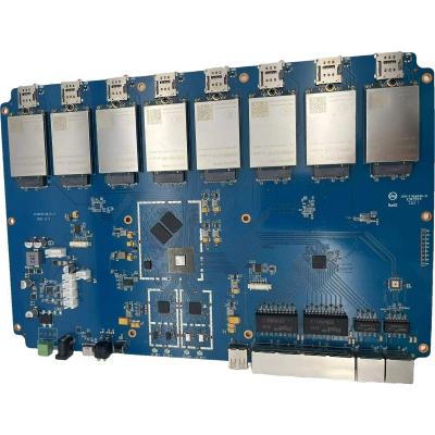 China ENTERPRISE Router OEM 5G LTE PCBA Screen VPN Security WiFi 6 High Speed Multi-Network Bonding Industrial Router with 5 LAN Ports for sale