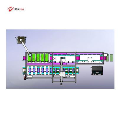 China High Speed Bagging Machine 4 Tier Full Automatic Flow Food Heat Sealer For N95/KF94 Fish Mask for sale
