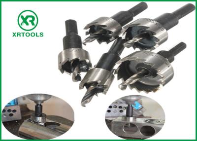 China White Finished HSS Hole Saw , Fluted Teeth Metal Hole Saw Metal Drilling for sale